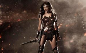 Gal Gadot as Wonder Woman in  Batman v Superman Dawn of Justice wallpaper thumb