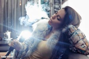 Women, Model, Smoking, Backlighting wallpaper thumb