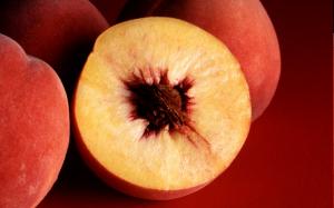Peaches macro photography wallpaper thumb