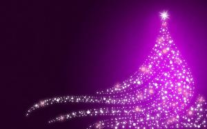Sparkling Christmas Tree  Desktop Wide HD wallpaper thumb