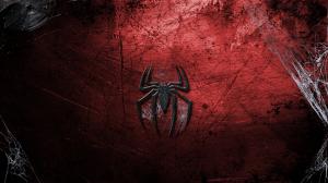 Spider-Man Red Web Spider Web Logo HD wallpaper thumb