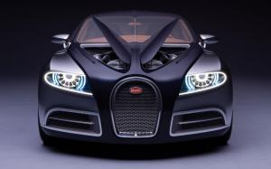 Black Bugatti wallpaper thumb