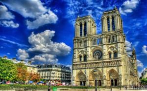 Notre Dame de Paris Cathedral wallpaper thumb