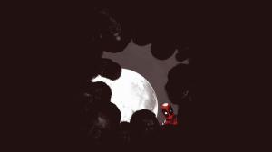 Deadpool Marvel Moon Night Zombie Superhero HD Desktop wallpaper thumb