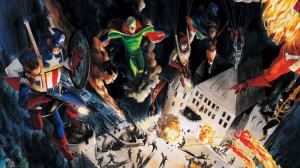 Avengers Drawing Captain America HD wallpaper thumb