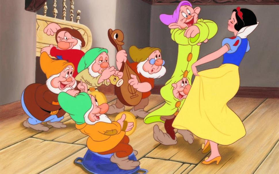 Snow White and the Seven Dwarves wallpaper,disney HD wallpaper,snow-white HD wallpaper,seven-dwarves HD wallpaper,cartoon HD wallpaper,1920x1200 wallpaper