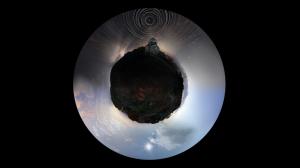 Stereographic Timelapse Stars Observatory Sun HD wallpaper thumb