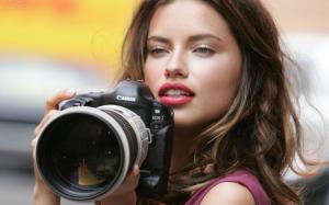 Adriana lima, model, cameras canon wallpaper thumb