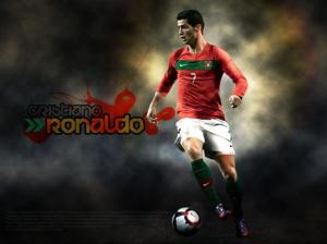 Action Of FW Cristiano Ronaldo Portugal wallpaper thumb