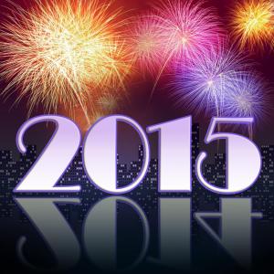New Year 2015 Fireworks HG wallpaper thumb
