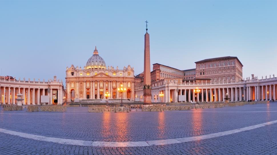 Vatican City, Rome, Italy, St Peter's Square, cathedral, obelisk, dusk, lights wallpaper,Vatican HD wallpaper,City HD wallpaper,Rome HD wallpaper,Italy HD wallpaper,Peter HD wallpaper,Square HD wallpaper,Cathedral HD wallpaper,Obelisk HD wallpaper,Dusk HD wallpaper,Lights HD wallpaper,1920x1080 wallpaper