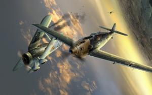 Me 109 War II Fighter Aircraft wallpaper thumb