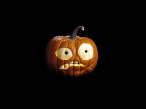 halloween, holiday, pumpkin, face, surprise, white background wallpaper thumb