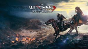 The Witcher Horse Fire HD wallpaper thumb