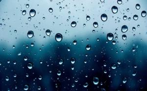 Rain Weather Water Drops Condensation Glass Desktop Photo wallpaper thumb