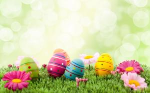 Colored Easter Eggs wallpaper thumb