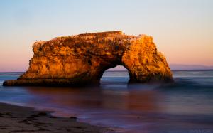 Rock Stone Ocean Beach Arch HD wallpaper thumb