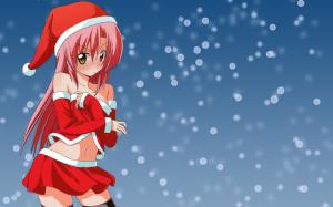 Anime Christmas Snow HD wallpaper thumb