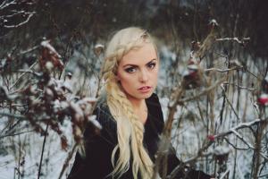 Photography, Women, Outdoors, Blonde, Nature, Snow wallpaper thumb