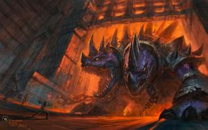 World of Warcraft WOW Giant Drawing HD wallpaper thumb
