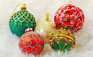 holiday, new year, christmas, christmas decorations, attributes, close-up wallpaper thumb