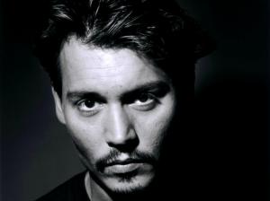 Johnny Depp, Celebrities, Man, Mature, Black Eyes, Black And White wallpaper thumb