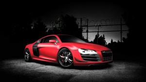 Audi R8 sports car audi red tuning car wallpaper thumb