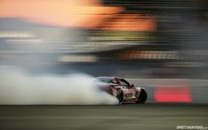 Chevrolet Corvette Drift Smoke Motion Blur HD wallpaper thumb