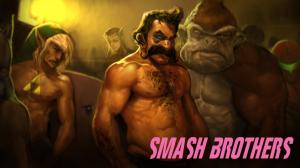 Mario Zelda Donkey Kong Super Smash Bros Smash Bros Triforce Kirby Metroid Fight Club HD wallpaper thumb