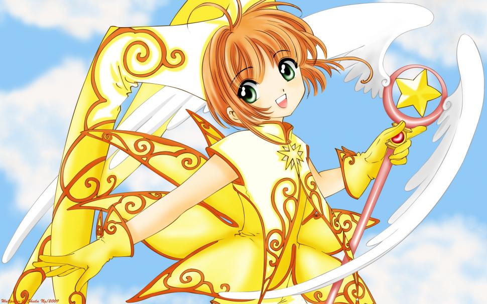 Anime girl dress golden magic wallpaper,Anime HD wallpaper,Girl HD wallpaper,Dress HD wallpaper,Golden HD wallpaper,Magic HD wallpaper,1920x1200 wallpaper