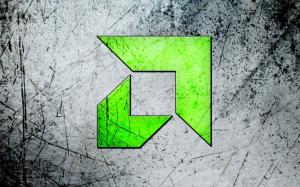 Green AMD symbol wallpaper thumb
