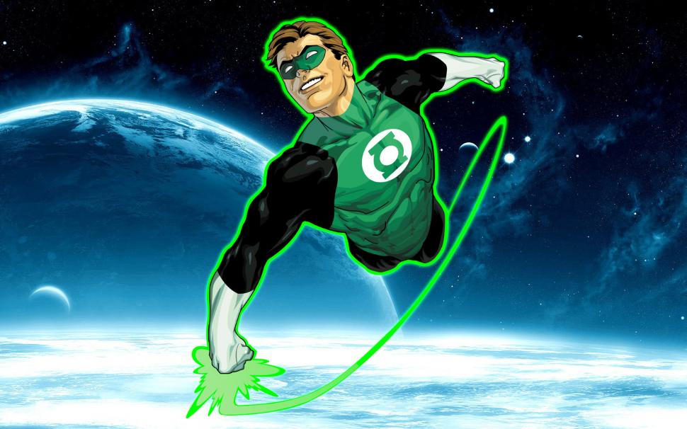 Green Lantern DC Stars Planet HD wallpaper,cartoon/comic wallpaper,green wallpaper,stars wallpaper,planet wallpaper,dc wallpaper,lantern wallpaper,1680x1050 wallpaper