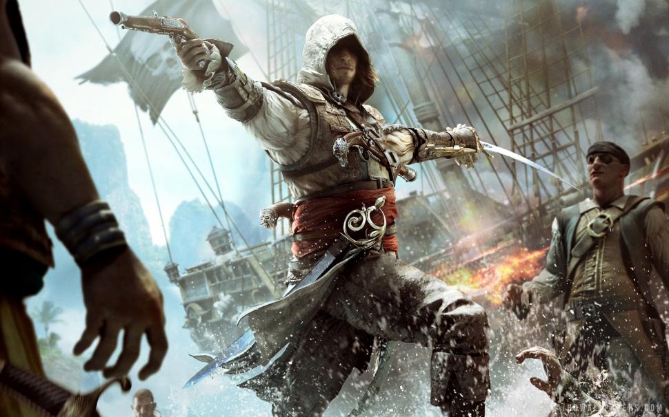Assassin's Creed IV Black Flag Game wallpaper,game HD wallpaper,flag HD wallpaper,black HD wallpaper,creed HD wallpaper,assassin's HD wallpaper,1920x1200 wallpaper