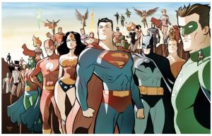 Justice League, Superman, Batman, Wonder, Woman, Green Lantern, The Flash Martian, Manhunter, Supergirl, Aquaman, Green Arrow wallpaper thumb