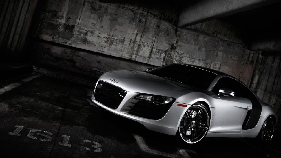 Audi r8, Car, Famous Brand, Silver, Four Rings wallpaper,audi r8 HD wallpaper,car HD wallpaper,famous brand HD wallpaper,silver HD wallpaper,four rings HD wallpaper,1920x1080 wallpaper