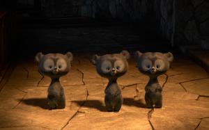 Brave Triplets Bears wallpaper thumb