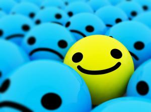 Happy smiling faces 3D wallpaper thumb