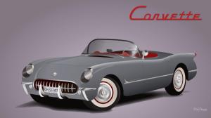 Classic '53 Corvette wallpaper thumb