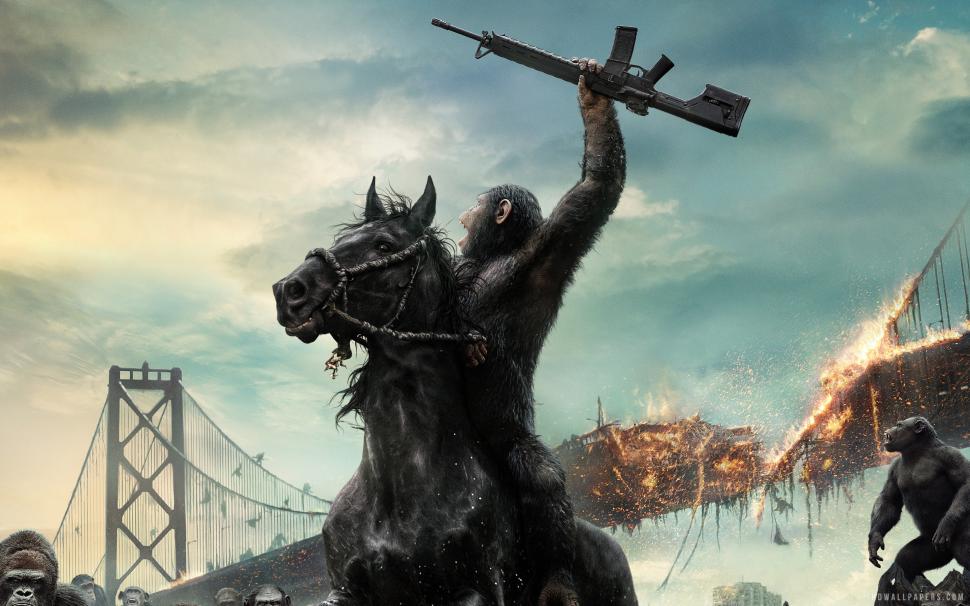 Dawn of the Planet of the Apes HD wallpaper,apes HD wallpaper,planet HD wallpaper,dawn HD wallpaper,2880x1800 wallpaper