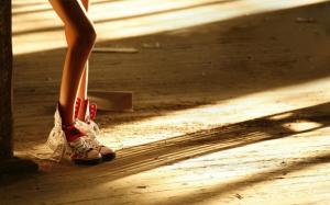Legs, Shoes, Sunlight wallpaper thumb