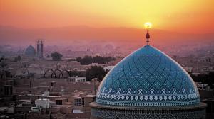 Beautiful Mosque Dome At Sunset wallpaper thumb