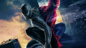 Movies, Super Power, Spider Man, Hero, Black, Red, Raining, City wallpaper thumb