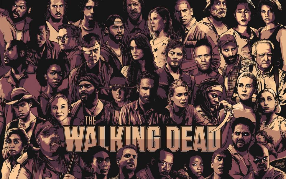 The Walking Dead Cool Poster wallpaper,The Walking Dead HD wallpaper,1920x1200 wallpaper