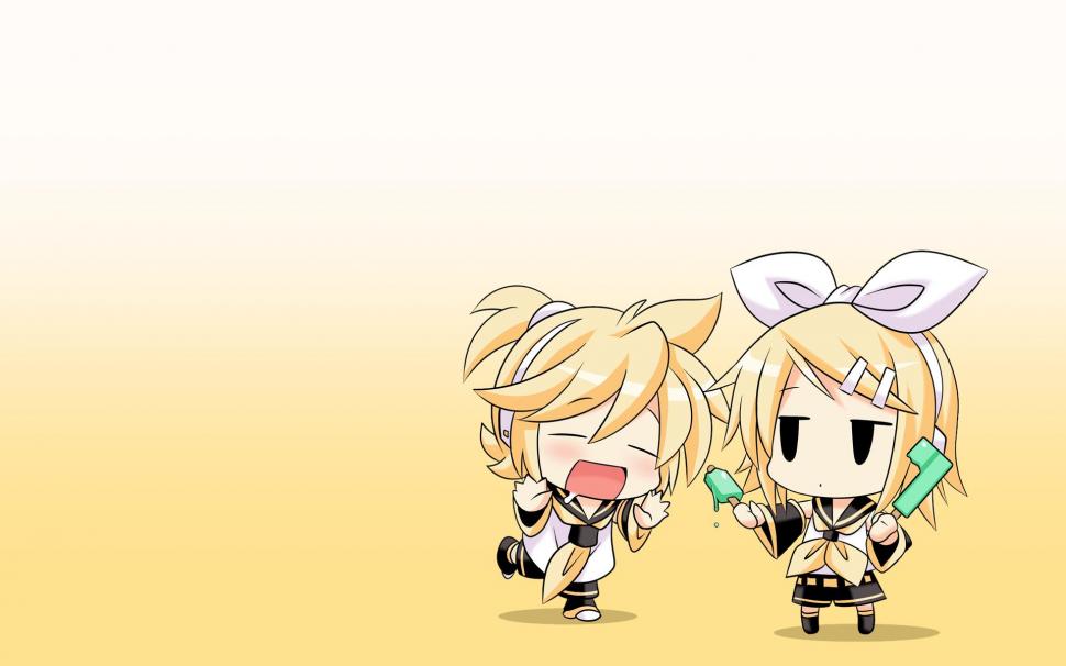 Yippe! Ice Cream! wallpaper,happiness HD wallpaper,yellow HD wallpaper,kagamine len HD wallpaper,chibi len HD wallpaper,chibi HD wallpaper,vocaloid HD wallpaper,cute HD wallpaper,other HD wallpaper,video games HD wallpaper,kawa HD wallpaper,1920x1200 wallpaper