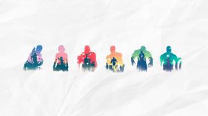 Avengers Silhouettes HD wallpaper thumb