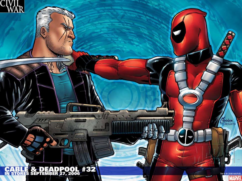 Cable And Deadpool HD wallpaper,comics wallpaper,and wallpaper,deadpool wallpaper,cable wallpaper,1280x960 wallpaper