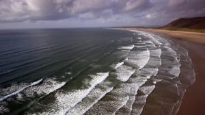 Beach Ocean Aerial HD wallpaper thumb