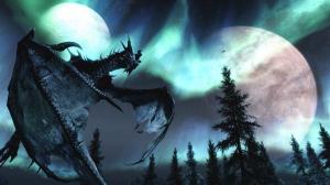 The Elder Scrolls V - Skyrim dragon wallpaper thumb