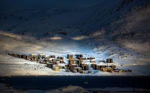 Greenland, Arctic, Snow, Architecture, Landscape wallpaper thumb
