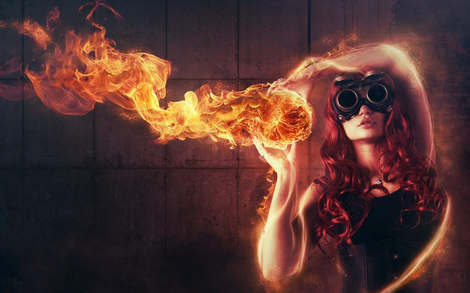 Girl fire red abstract creative wallpaper,Girl HD wallpaper,Fire HD wallpaper,Red HD wallpaper,Abstract HD wallpaper,Creative HD wallpaper,1920x1200 wallpaper